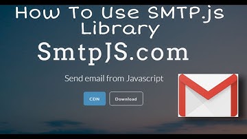 How to use smtp.js library to send mail | send mail using contact form | send mail using static webs