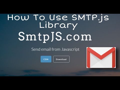 How to use smtp.js library to send mail | send mail using contact form | send mail using static webs