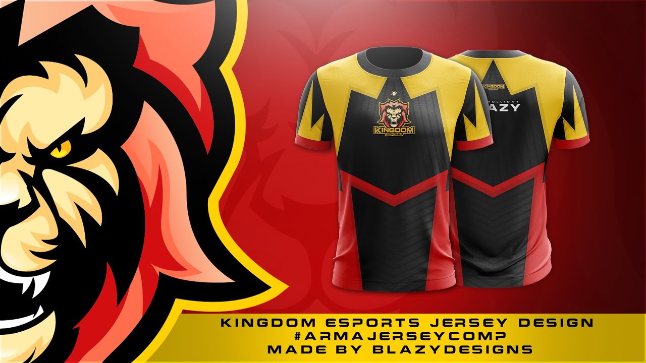 Download Kingdom eSports Jersey Design #ArmaJerseyComp - YouTube