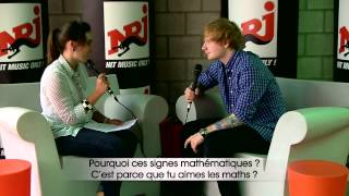 Ed Sheeran en interview pour NRJ
