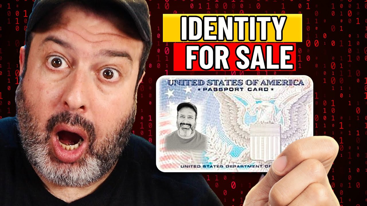 Your IDENTITY is for sale on the dark web! Do this ASAP - YouTube