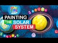 Painting the Solar System - Crayola Space Science Kit - Fun facts about the solar system