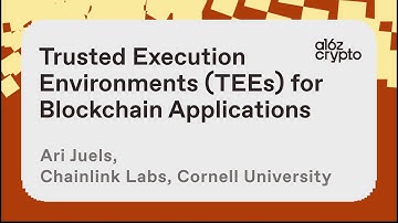 Trusted Execution Environments (TEEs) for Blockchain Applications with Ari Juels | a16z crypto