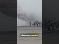Dramatic Emergency Evacuation: American Airlines Flight Incident #news #aviation #emergency #safety