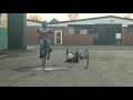 Front wheel breaks off wheelie fail