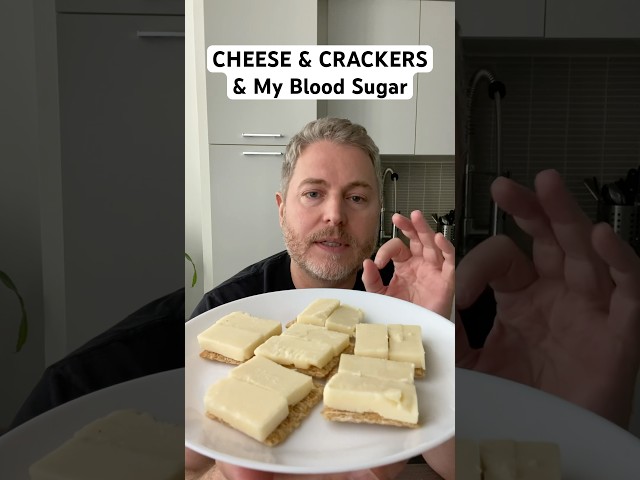 Cheese and crackers and my blood sugar. How do they affect my glucose levels? #glucose #bloodsugar