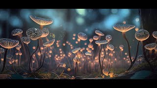 Fantasy Mushroom Forest 🍄 Soft Sleeping Music for Babies | Dreamy Night Ambience with Gentle Motion screenshot 2