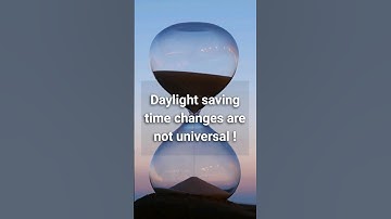 ⏰☀️ Did you know? Daylight Saving Time changes are not universal!