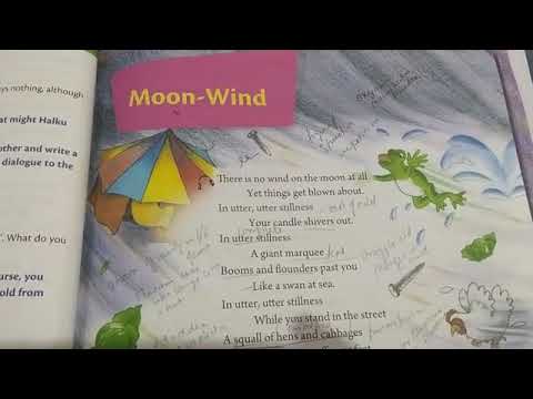 English Literature Std 7 Poem Moon Wind Part 1  English Literature Std 7 Poem Moon Wind Part 1