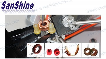 automatic toroid coil winding machine wind 2500T current transformer(SS900S) @windingmachineworld