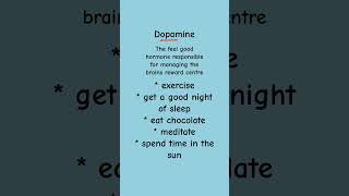 Boost Dopamine & your Feel Good Hormones - pick 3-4 to do each day #feelgood #happy #dopamine #loa