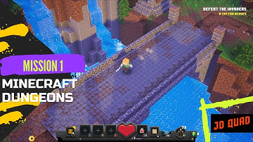 Minecraft Dungeons Mission 1 Squid Coast Walkthrough Video