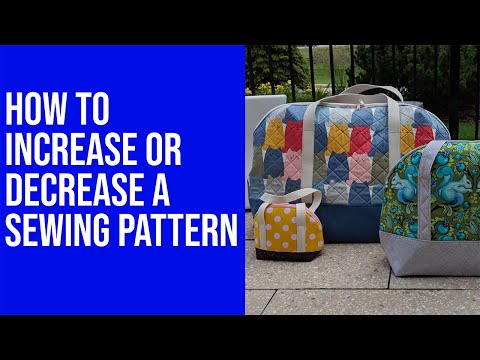 How to Increase or Decrease a Sewing Pattern