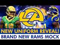 LA Rams BRAND NEW Uniform & Logo REACTION + Latest 3-Round Mock Draft