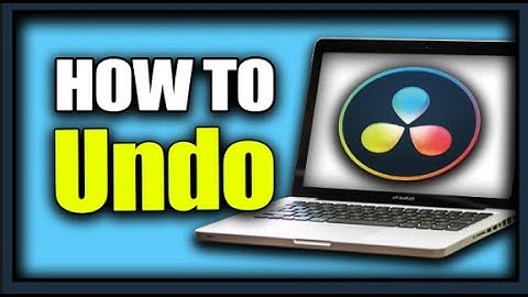 How To Undo In Davinci Resolve 18 - 2023 || Tech In Ghana #davinciresolve