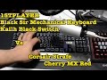 Clavier mcanique 1stplayer black sir contre corsair strafe