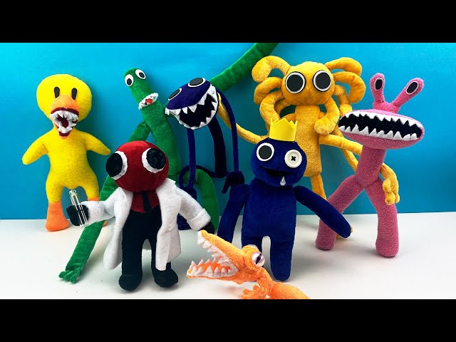 Plush - Making RAINBOW FRIENDS Blue & Green - DIY. Toy Roblox