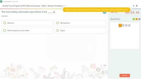 KYP SESSION 67 KA End Test | CIT SESSION 34 | Kushal Yuva Program | heating zone 