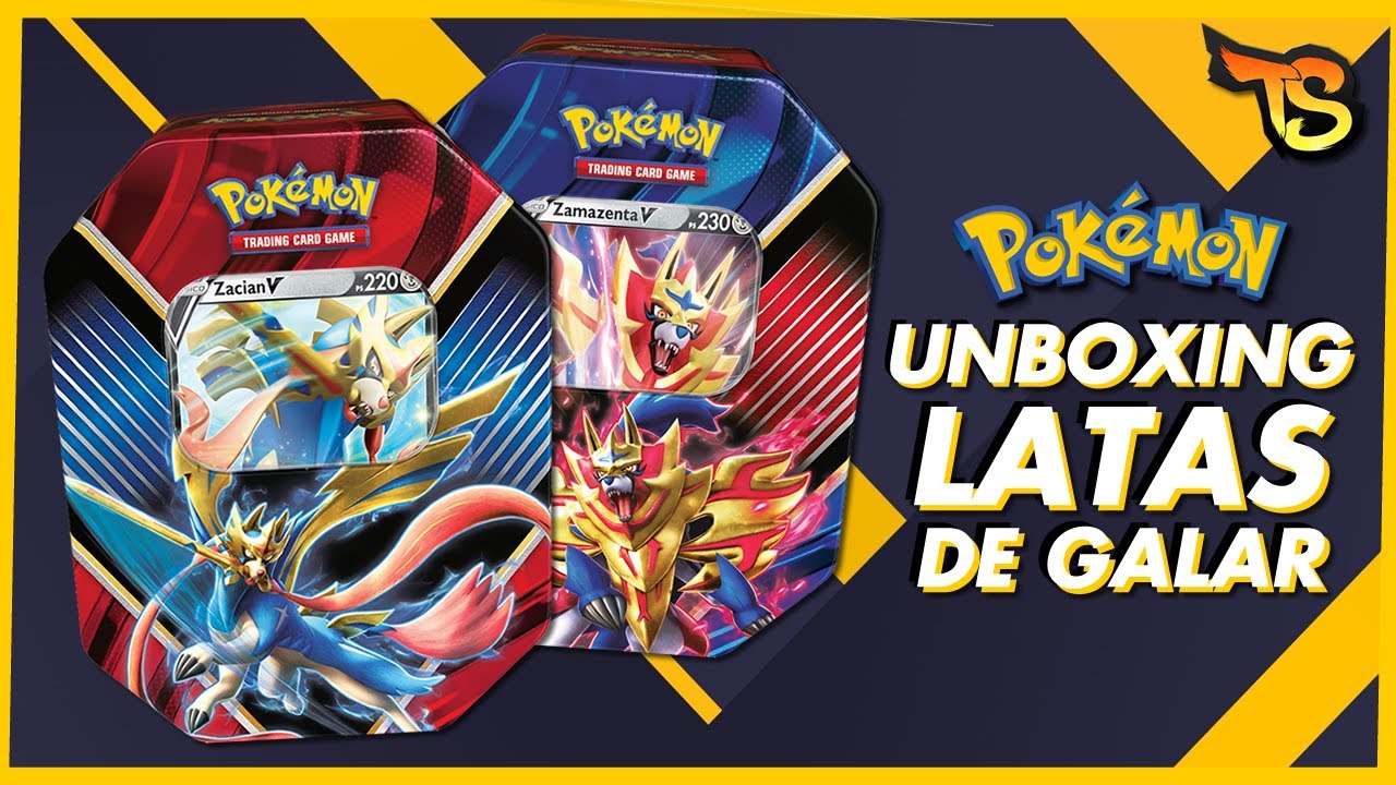 Lata Pokémon Lendas de Galar Zamazenta V - Copag - Deck de Cartas -  Magazine Luiza