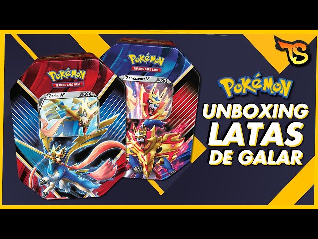 Pokémon Lendários Zacian V Zamazenta V Com Lote 50 Cartinhas