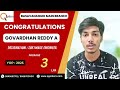 Congratulations GOVARDHAN REDDY, on getting placed from QSPIDERS Basavanagudi!