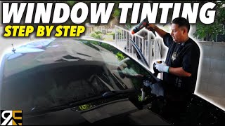 How To Tint Your Own Windows Step By Step  Ride Along  Reyes The Entrepreneur