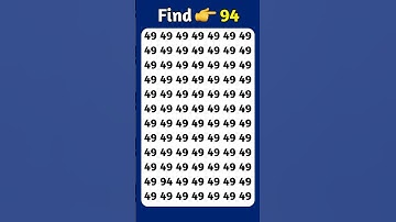 Find The Odd Number 94 #findtheoddnumber #shorts #maths #riddle #puzzle #viral #viralshorts #quiz