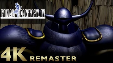 FINAL FANTASY IV (PS1) - 𝙰𝙸 Remastered Opening | UHD 4K