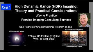 High Dynamic Range (HDR) Imaging: Theory and Practical Consideration, by Wayne Prentice
