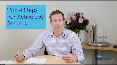 Four Steps You Must Take As An Active Job Seeker