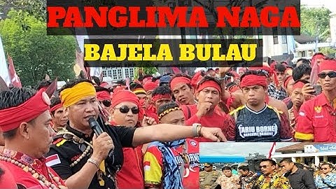 SERUAAN...! PANGLIMA NAGA BAJELA BULAU SAAT ORASI DI HALAMAN KANTOR BUPATI BARITO UTARA part 5