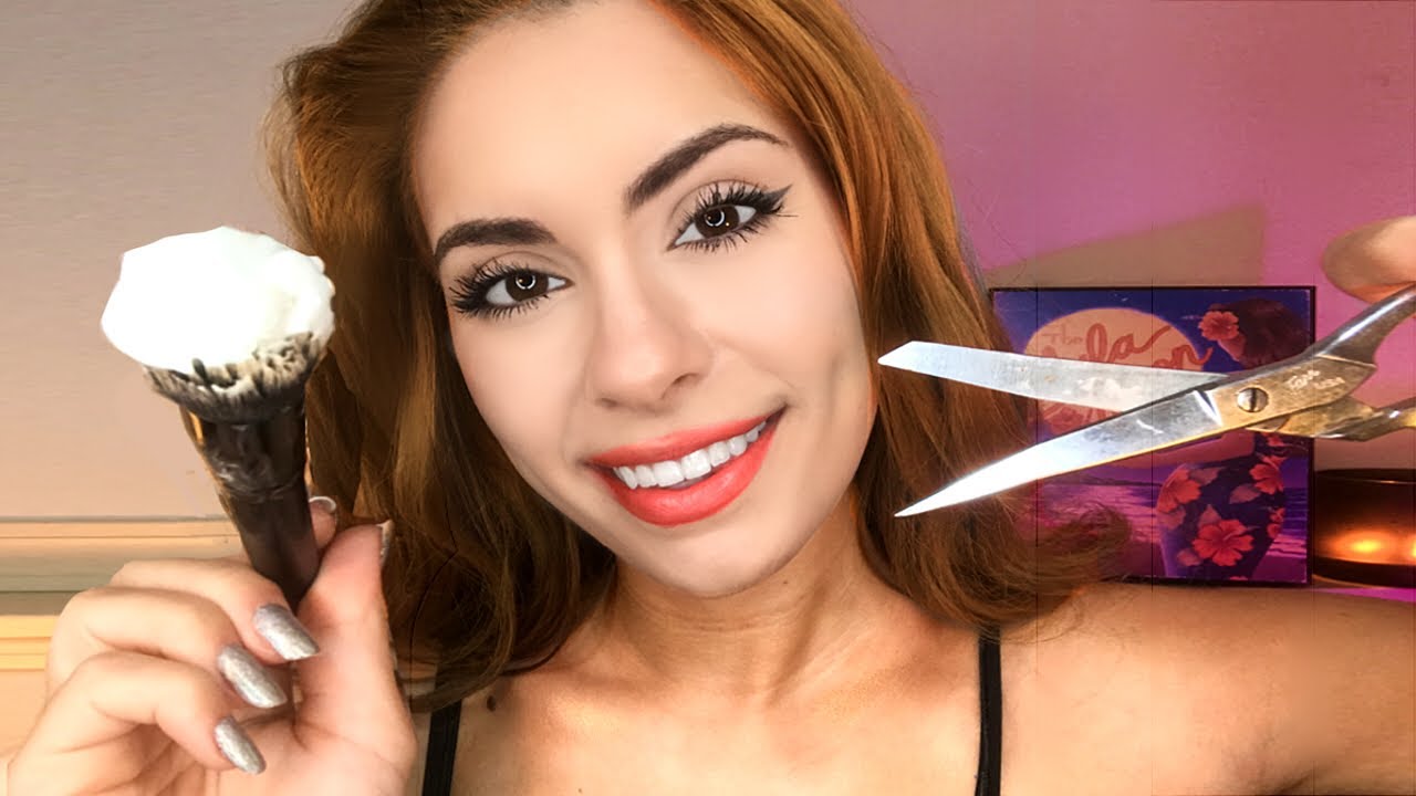 ASMR Men's Only Spa 💈 Mens Haircut, Shave & Facial ~Soft Spoken~