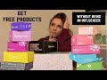 How ANYONE can get FREE PRODUCTS WITHOUT being an INFLUENCER | FREE MAKEUP, FOOD, SKINCARE