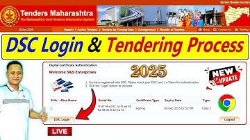 mahatenders.gov.in | e Tender DSC Login Problem | e Tendering Process | New Process #dsc_guru2023