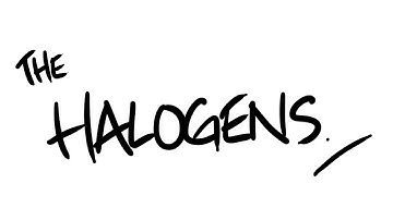 AQA A-Level Chemistry - The Halogens (Gp. 7)