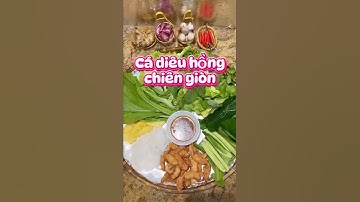 Cá diêu hồng phi lê chiên giòn #food #cadieuhong #cachien
