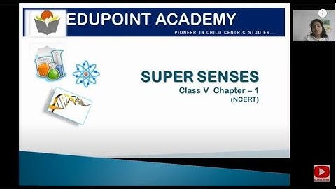 NCERT class 5 chapter 1 Super Senses