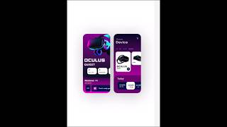 Oculus Guest App UI UX Design!#shorts #ui #uxdesign #mobile #figma
