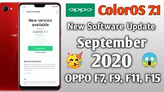 Oppo F7 New Software Update | Oppo F7 | September | 2020 screenshot 1