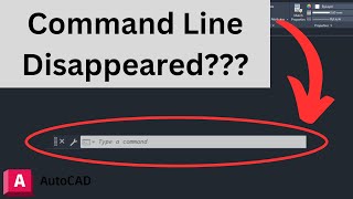 Bring Back Missing Command Line (QUICK FIX)