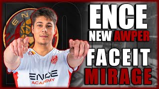 ENCE NEW AWP Podi Faceit Mirage Highlights 🔥 (POV HIGHLIGHTS)