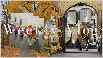 Fall Weekly Vlog | Home Decor Shopping, My New Job, Face Masks, Sunday Walks