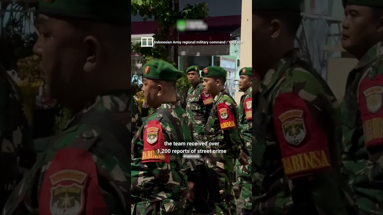 Jakarta deploys troops against muggers, stirring dark memories