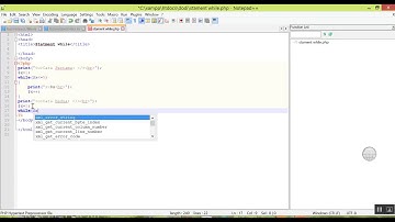 contoh perulangan do while php,