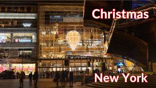 NYC Christmas Walk 2025: Vessel Lighting ✨ Macy’s Early Windows Holiday Lane | 4K