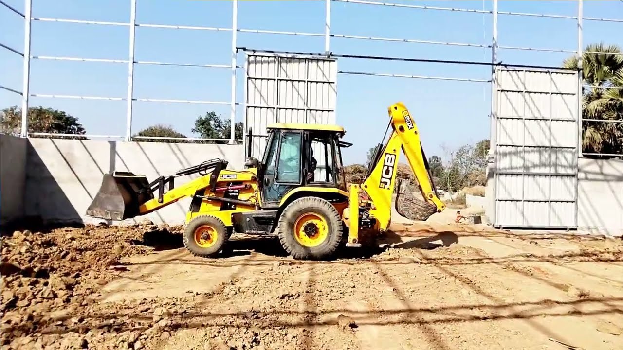 Jcb mashine 3dx plus and Sonalika tractor mitti khudai and loding in Village video #jcbvideo​ #jcb