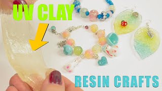 UV CLAY- YouV- Resin Crafts- Jewelry- DIY- Tutorial