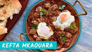 Kefta Mkaouara (Moroccan spiced meatballs in tomato sauce)