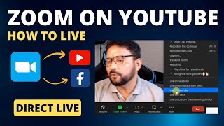 How To Live Stream Zoom Meeting Directly On YouTube Or Facebook | ZOOM Tutorial | Hindi screenshot 5