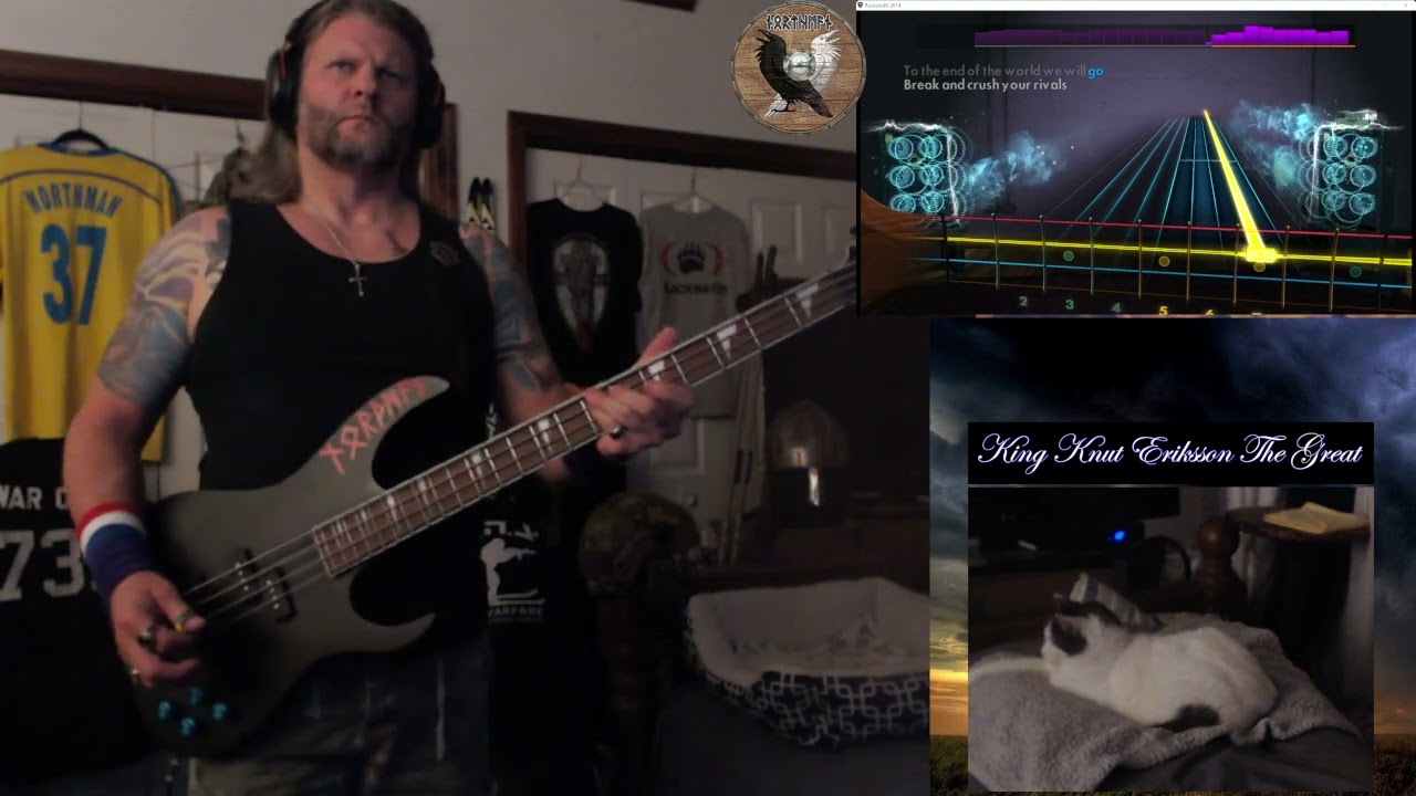 Sabaton - Hordes Of Khan {Northman Cover}{Bass Guitar v1} 100% Accuracy {Please See Details Below}